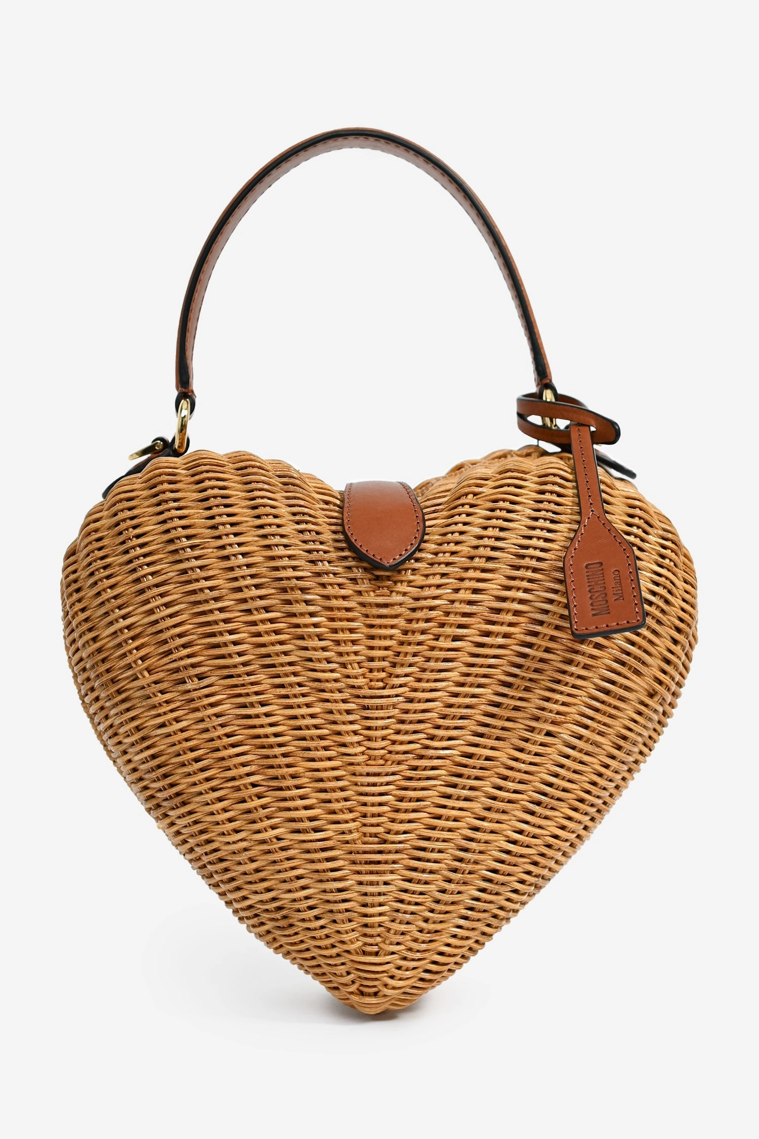 Moschino 2024 Tan 'Moschino Love Me' Bag