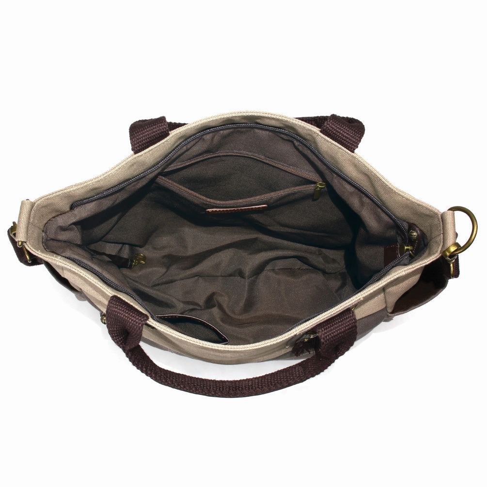 Multi Pocket Tote - Dark Gray