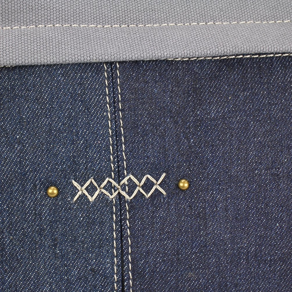 Multi Pocket Tote - Denim