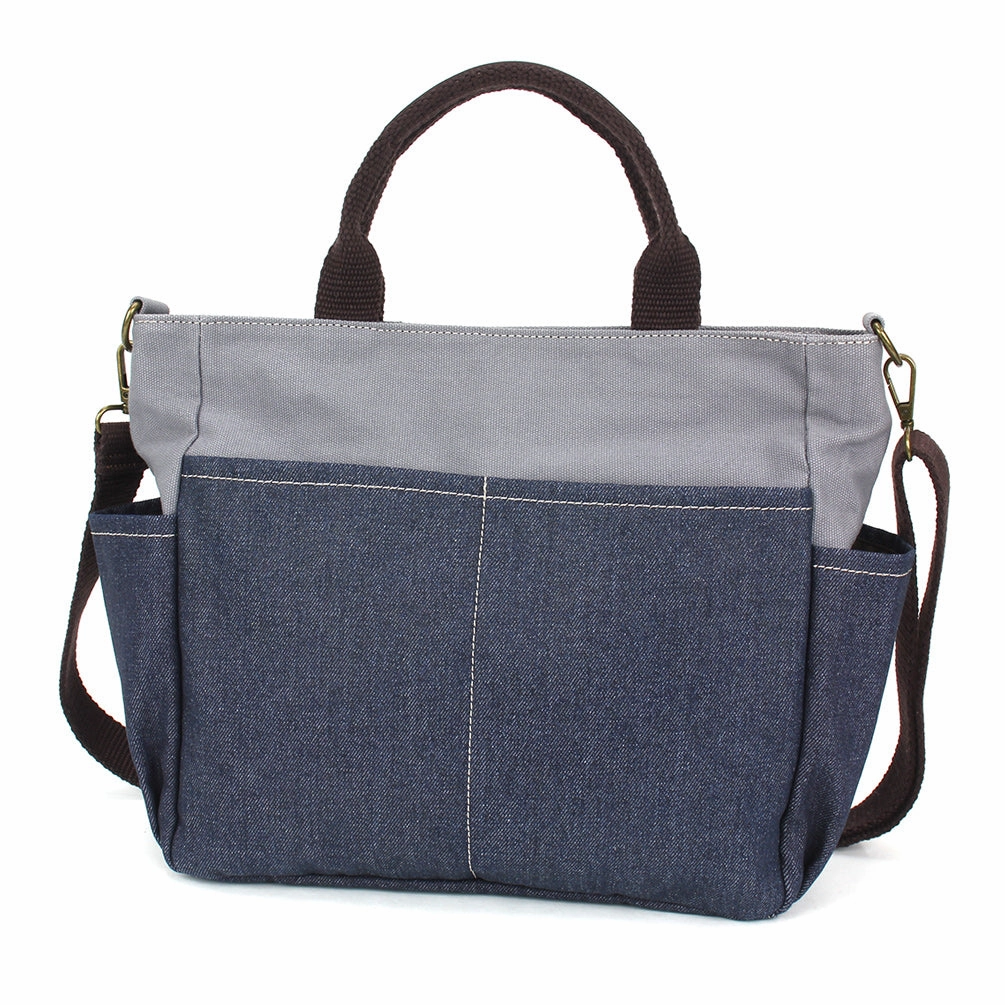 Multi Pocket Tote - Denim