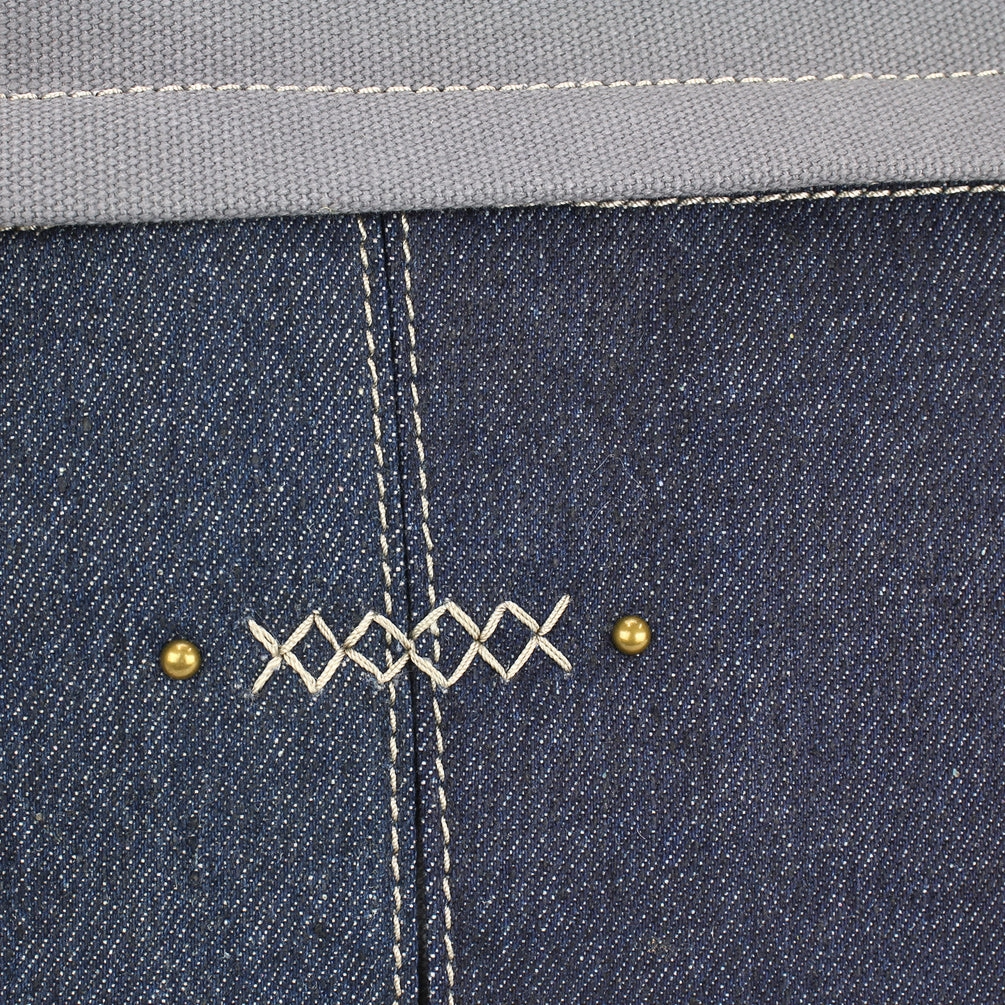 Multi Pocket Tote - Denim