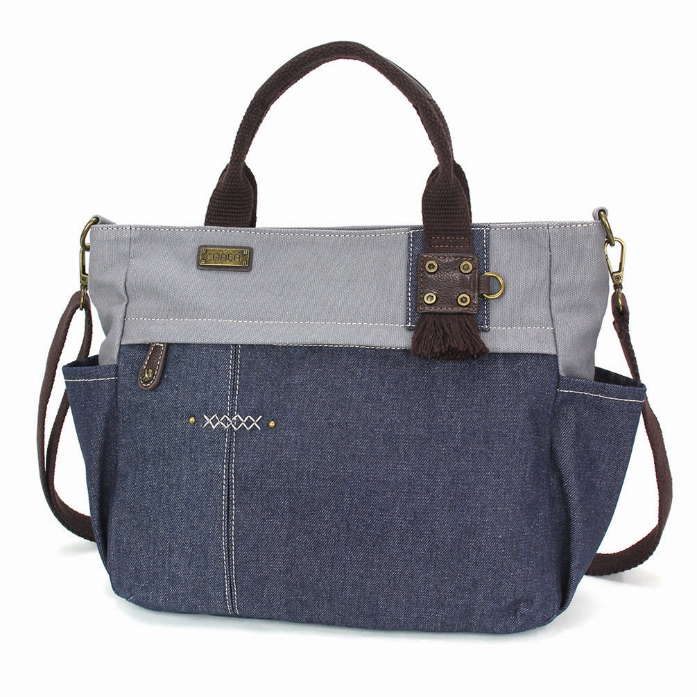 Multi Pocket Tote - Denim