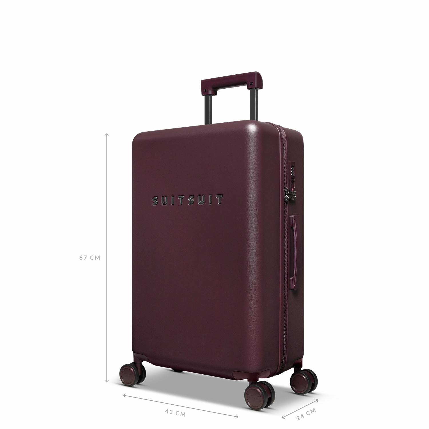 Mystique - Cherry Lacquer - Safe Travels Set (24 INCH)
