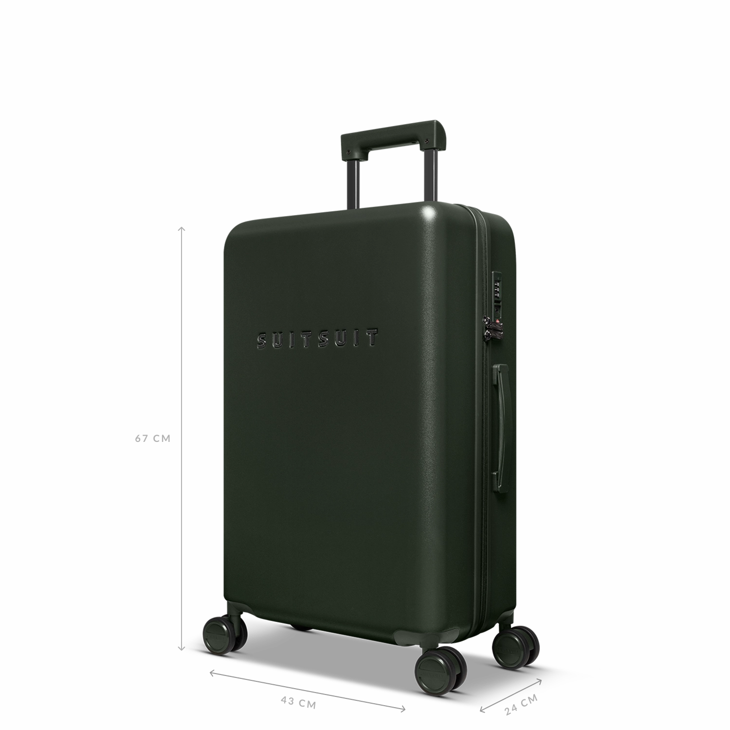 Mystique - Dark Olive - Safe Travels Set (24 INCH)