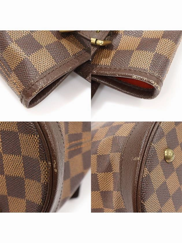 N42240 Damier Eben Canvas MARAIS Bucket Shoulder Bag