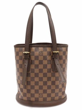 N42240 Damier Eben Canvas MARAIS Bucket Shoulder Bag