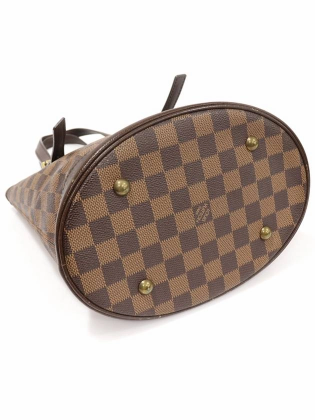 N42240 Damier Eben Canvas MARAIS Bucket Shoulder Bag