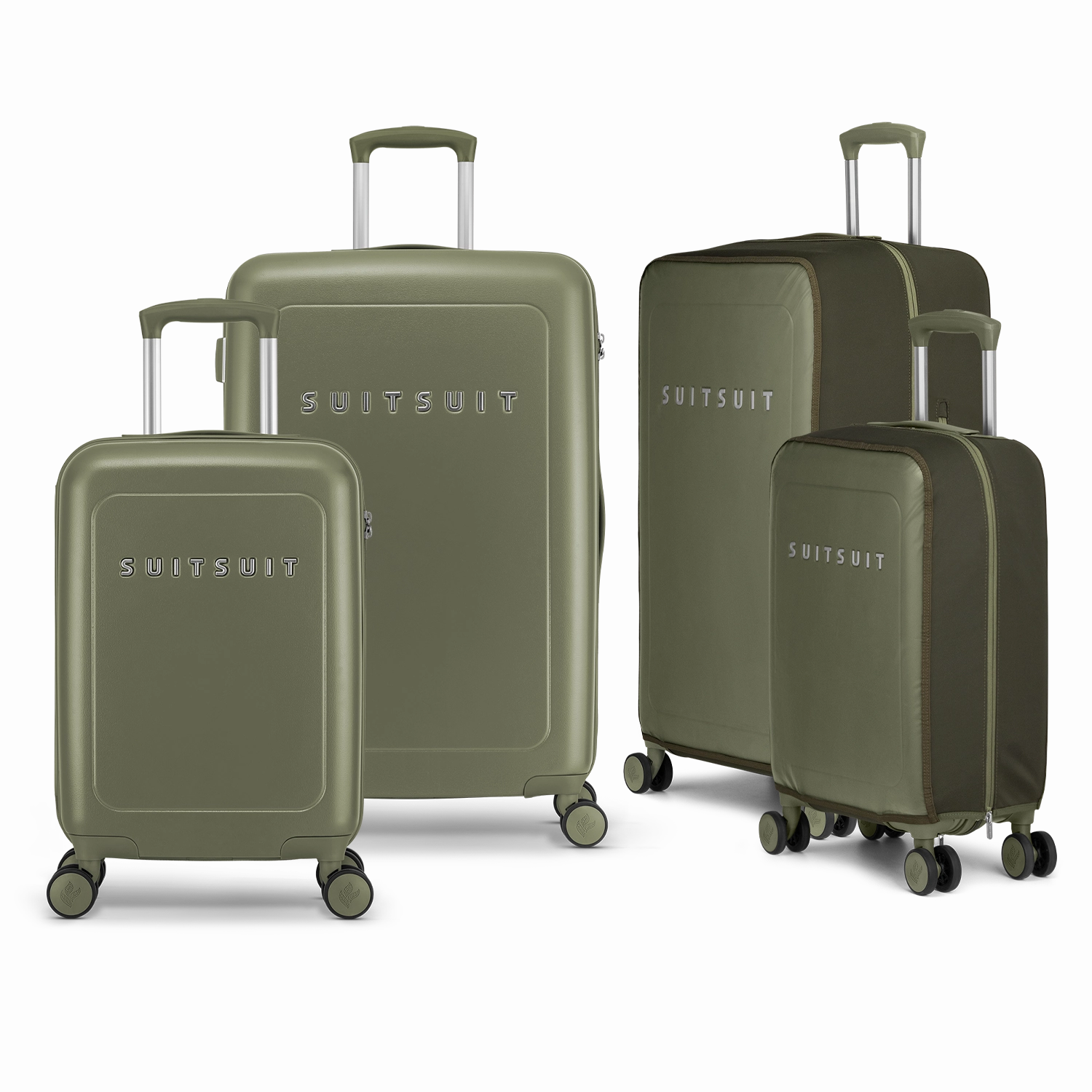 Natura - Dark Olive - Safe Travels Set (20/28 INCH)