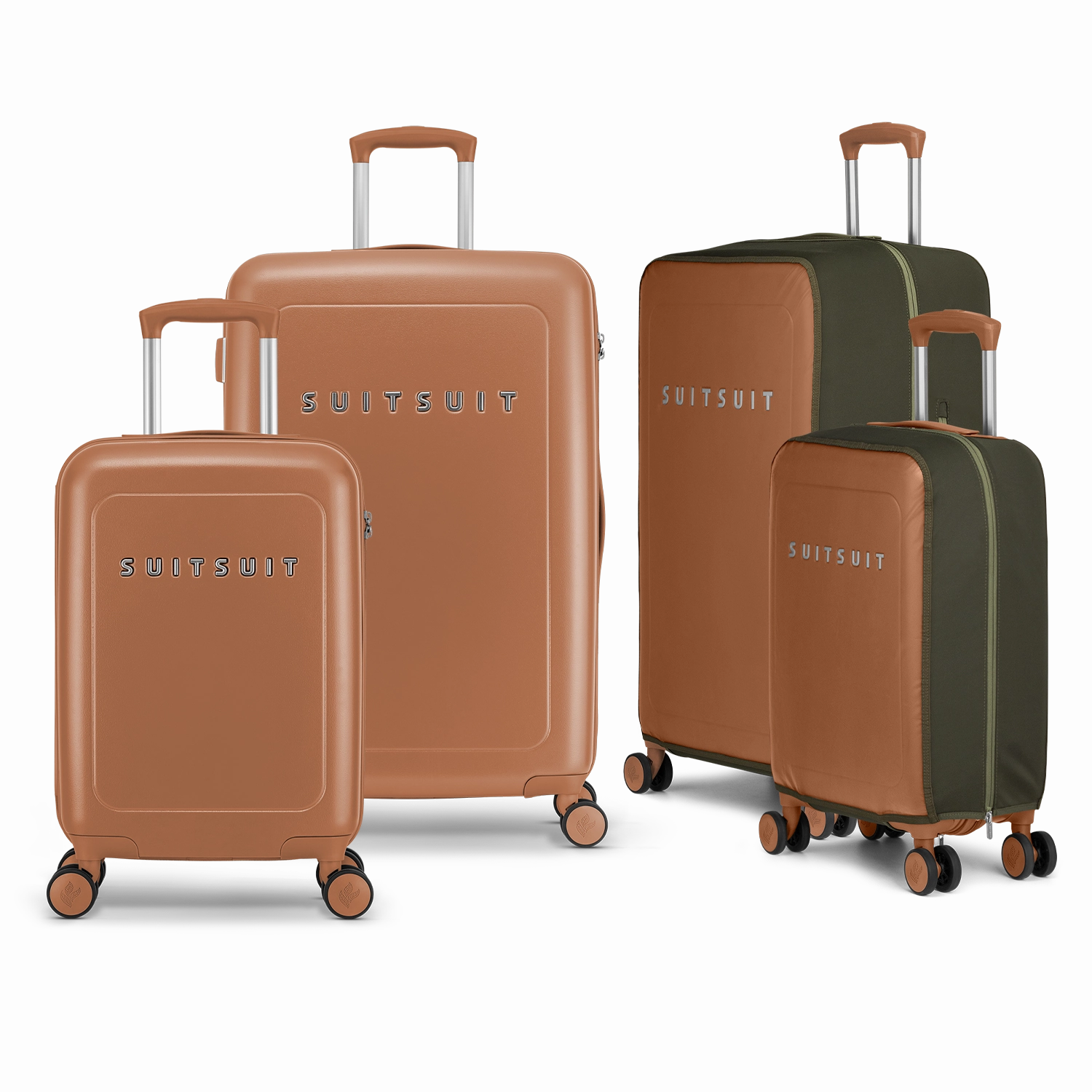 Natura - Maroon Oak - Safe Travels Set (20/28 INCH)