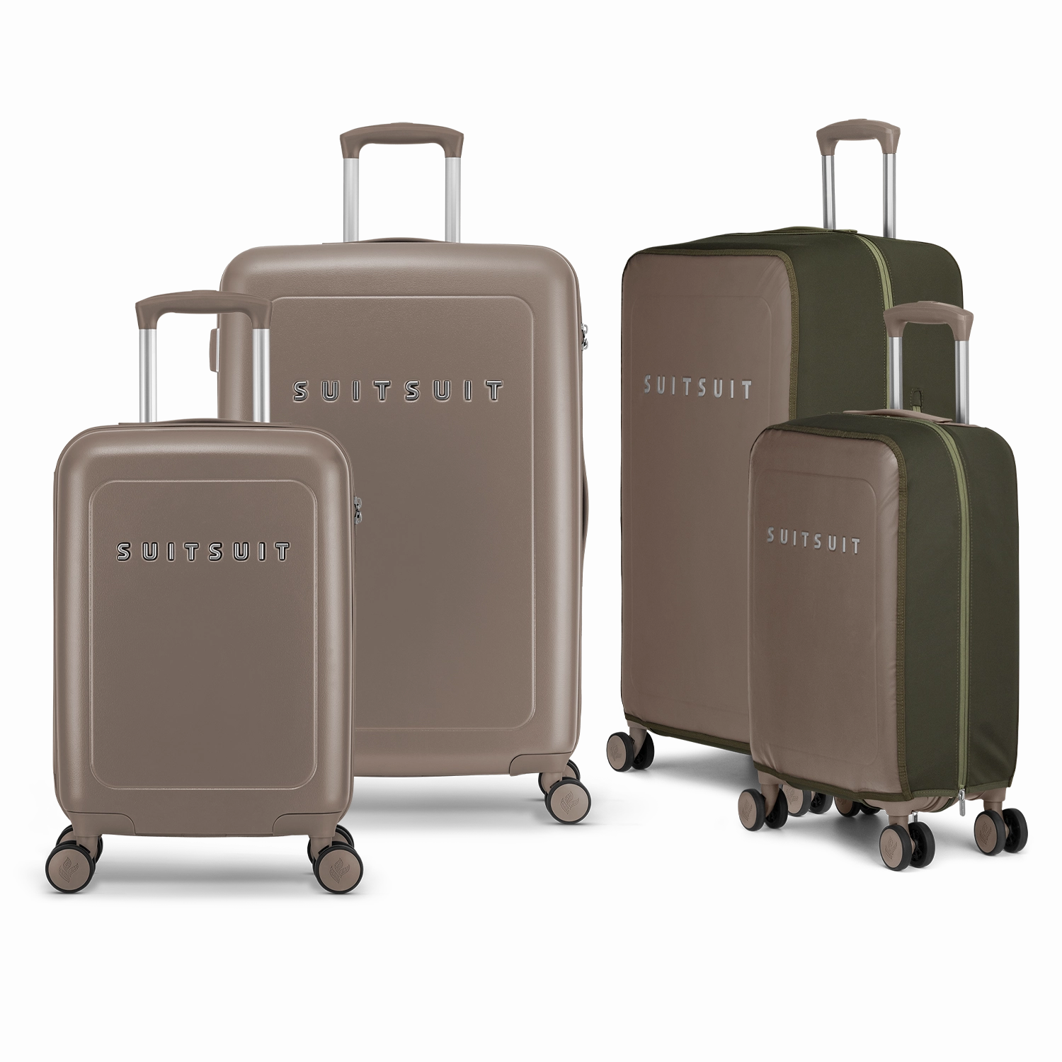 Natura - Plaza Taupe - Safe Travels Set (20/28 INCH)