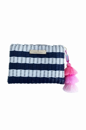 Navy Nautical Lemon Drop Citron - Small