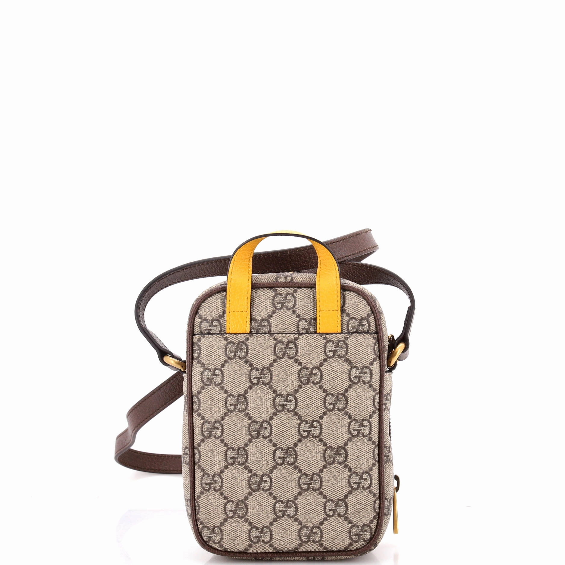 Neo Vintage Top Handle Crossbody Bag GG Coated Canvas Mini