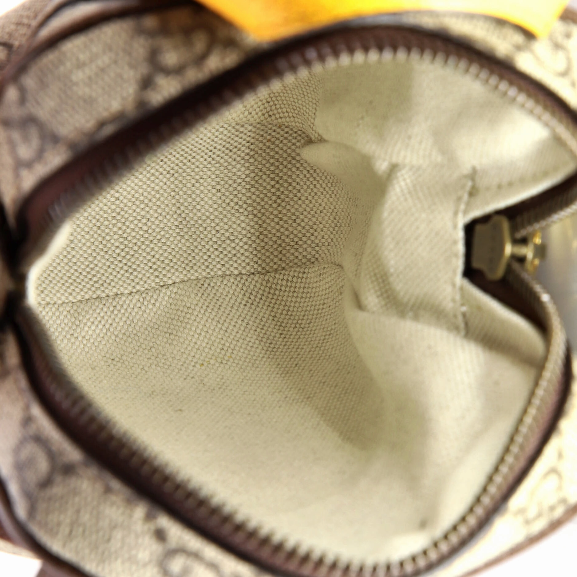 Neo Vintage Top Handle Crossbody Bag GG Coated Canvas Mini