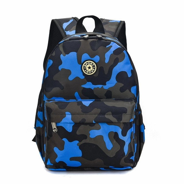 New Kids Backpacks Cartoon Camouflage Printed School Bags for Kindergarten Girls Boys Children travel Bags Nursery Bag small/big