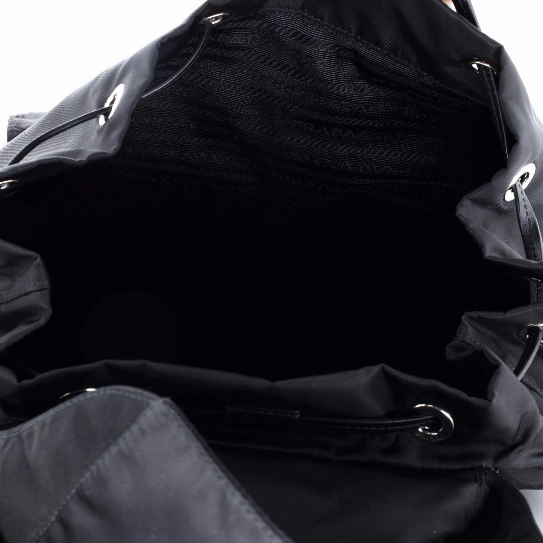 New Vela Backpack Tessuto with Studded Leather