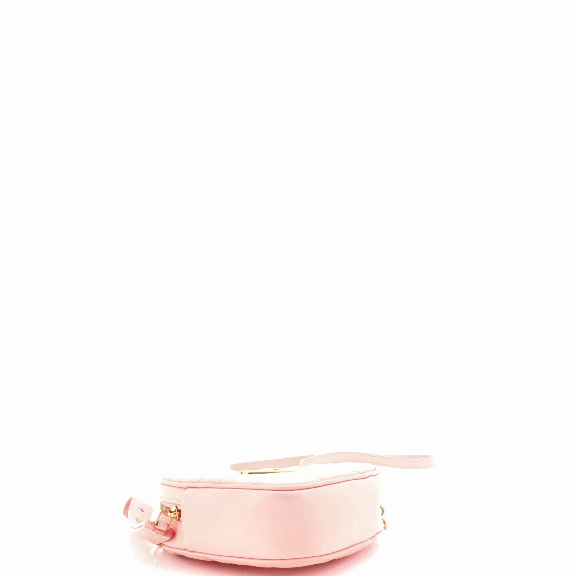 New Wave Heart Crossbody Bag Quilted Leather