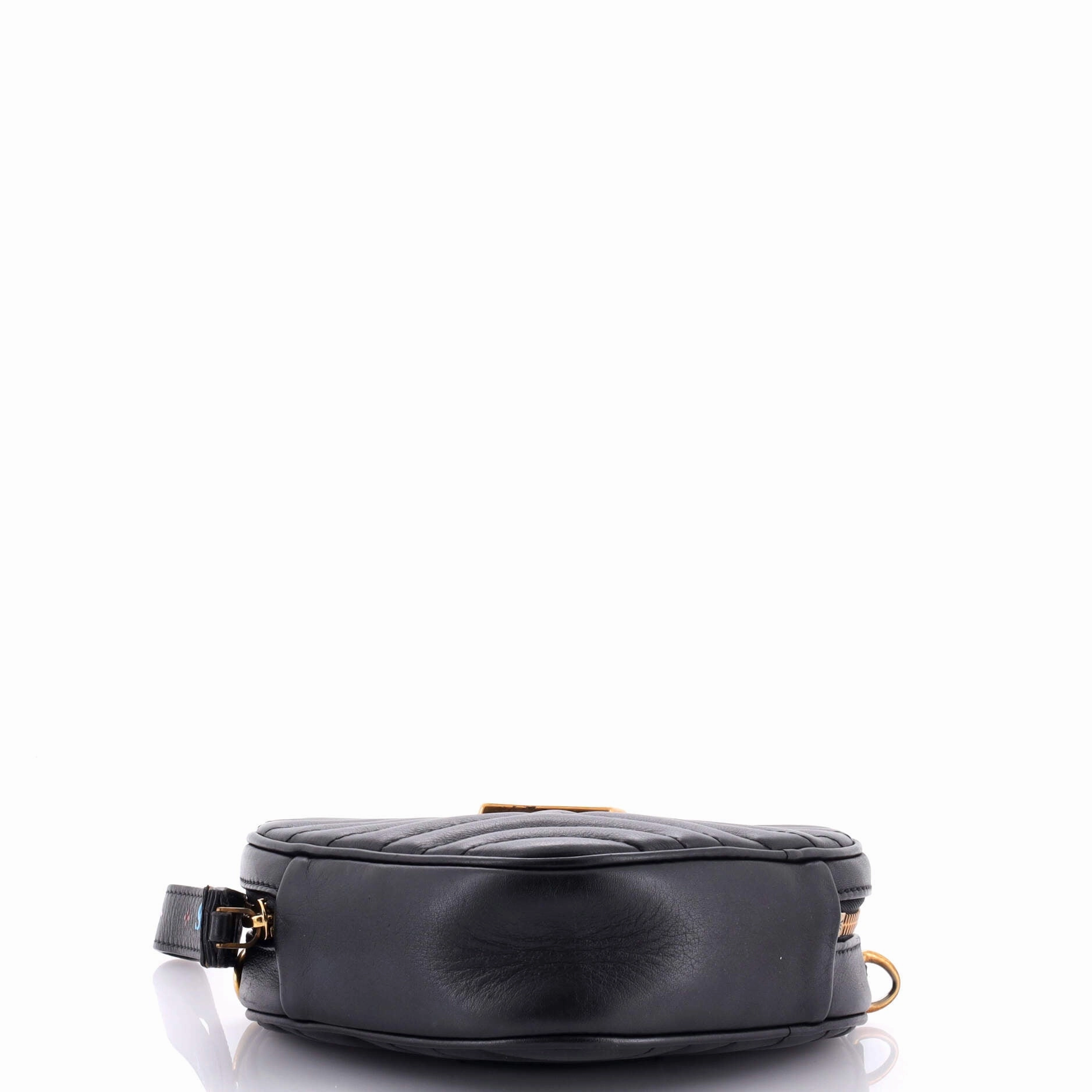 New Wave Heart Crossbody Bag Quilted Leather