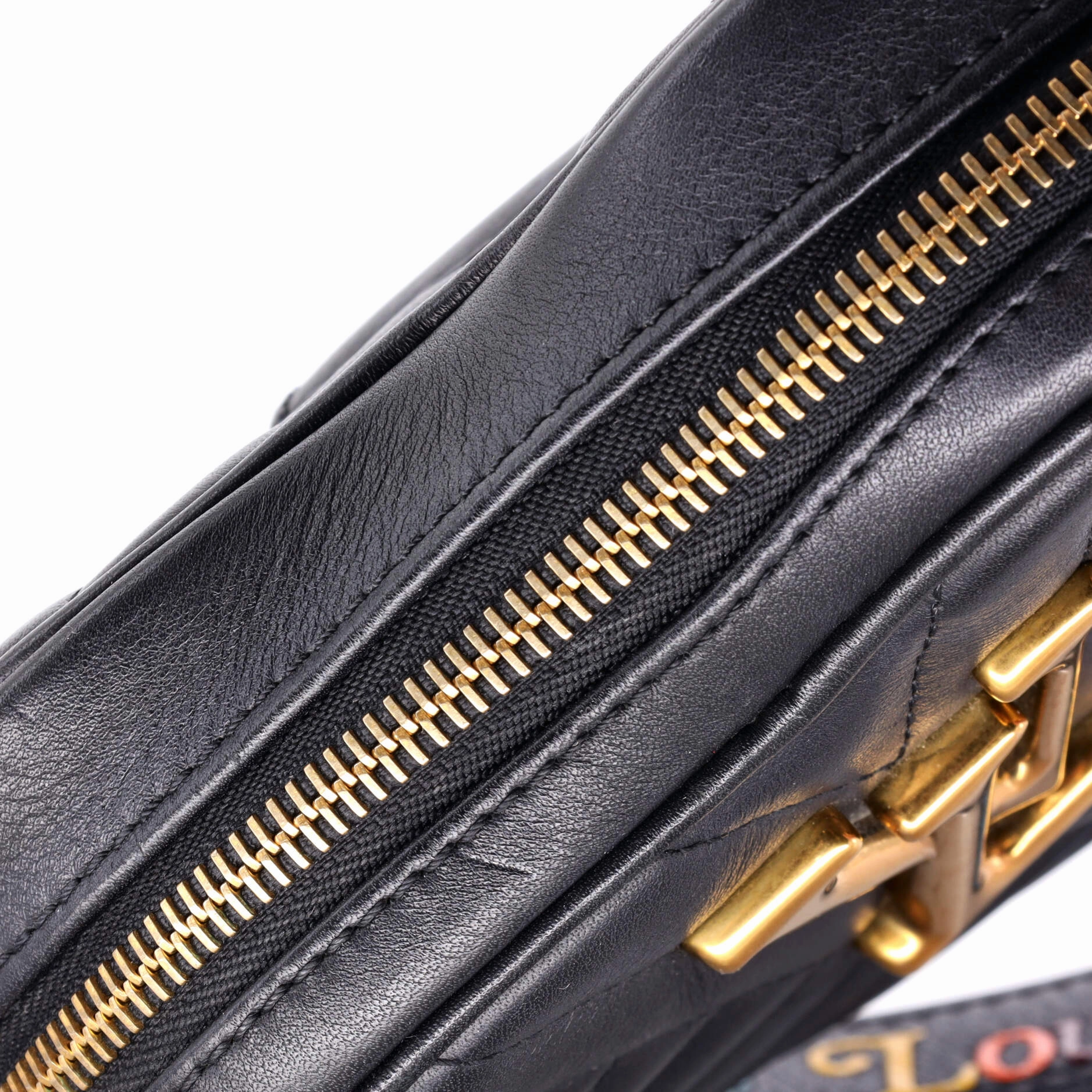 New Wave Heart Crossbody Bag Quilted Leather