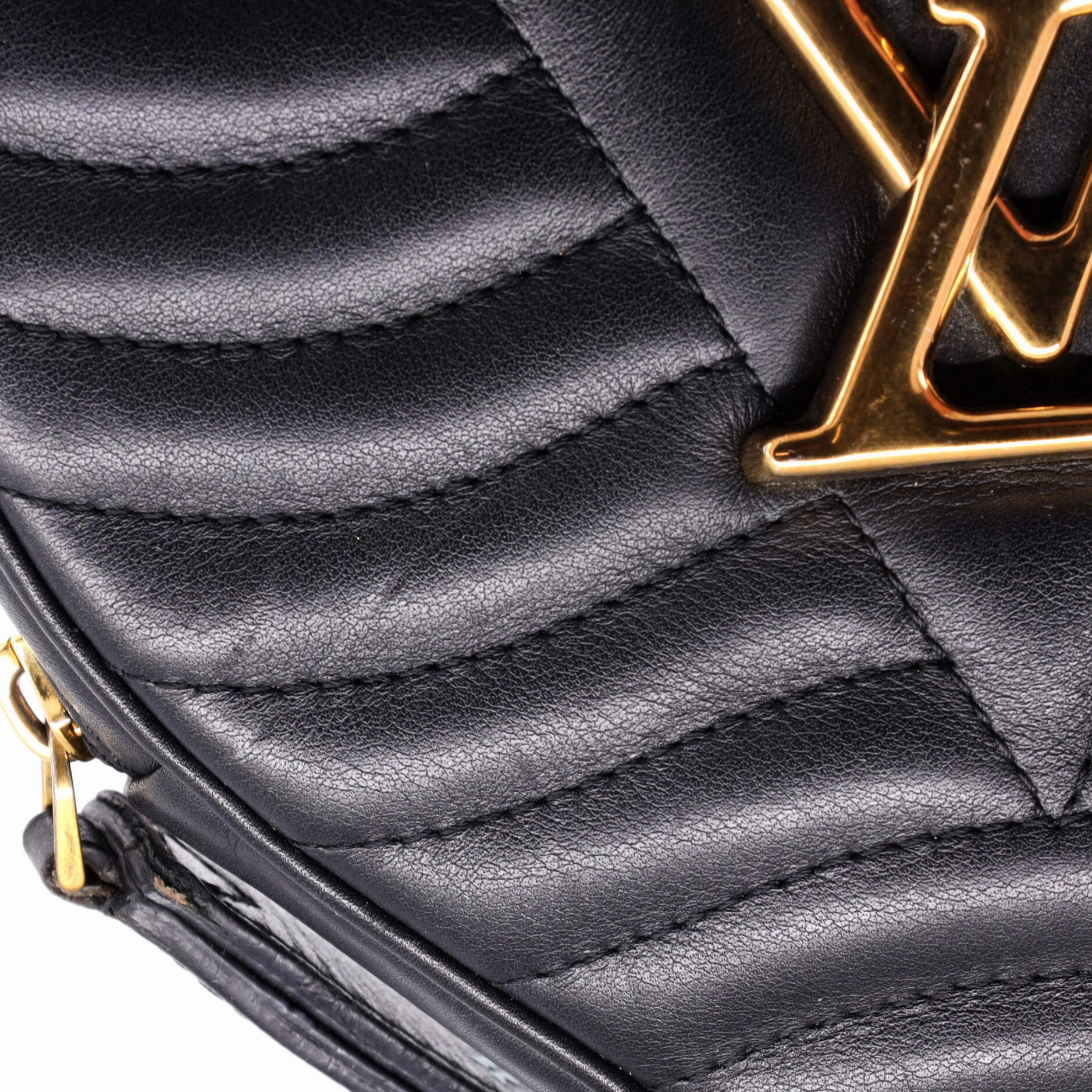 New Wave Heart Crossbody Bag Quilted Leather