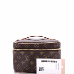 Nice Vanity Case Monogram Canvas Mini