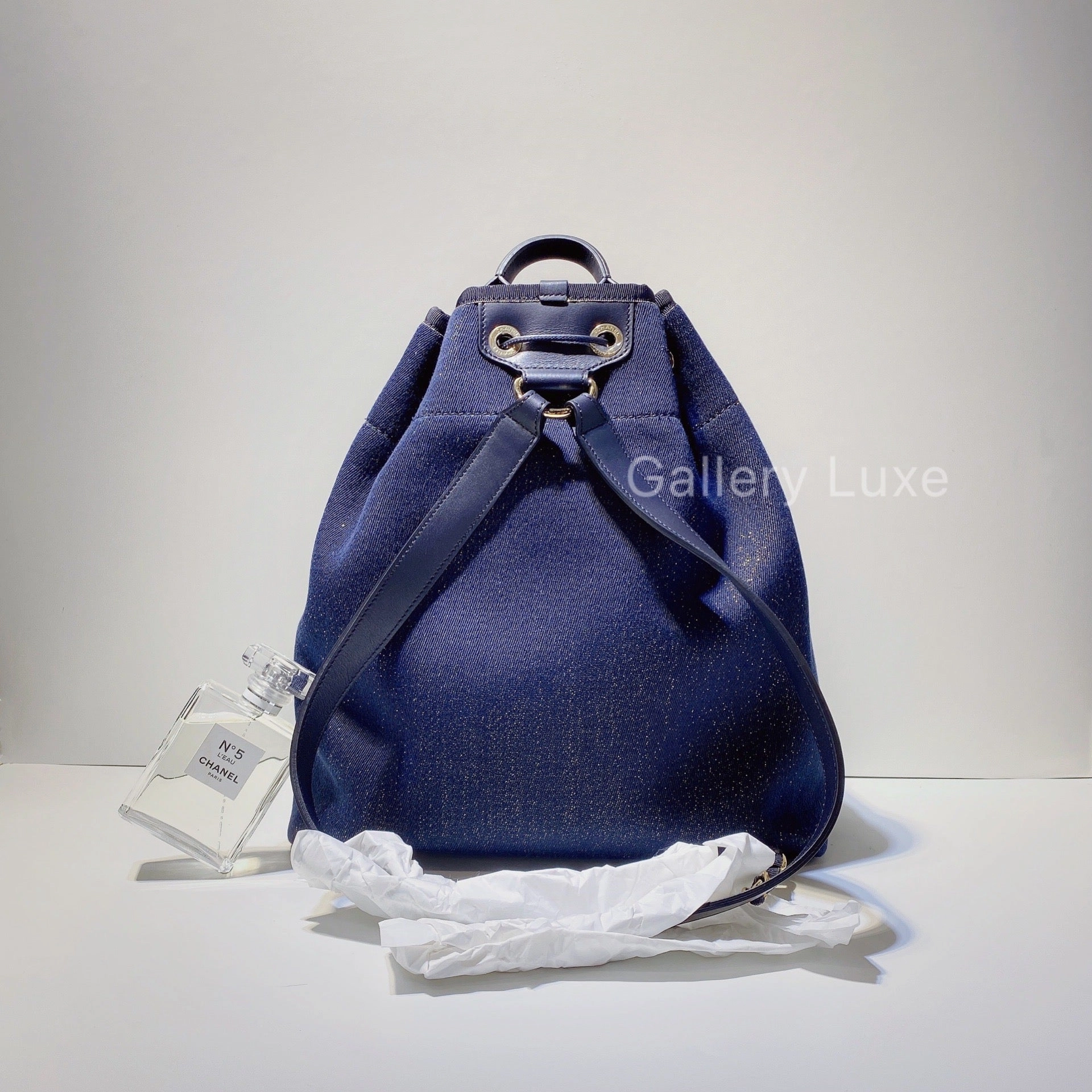 No.2696-Chanel Denim Deauville Backpack (Brand New/)