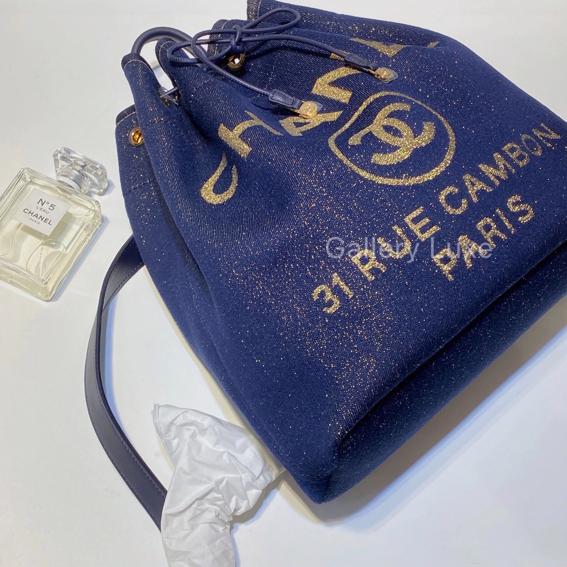 No.2696-Chanel Denim Deauville Backpack (Brand New/)