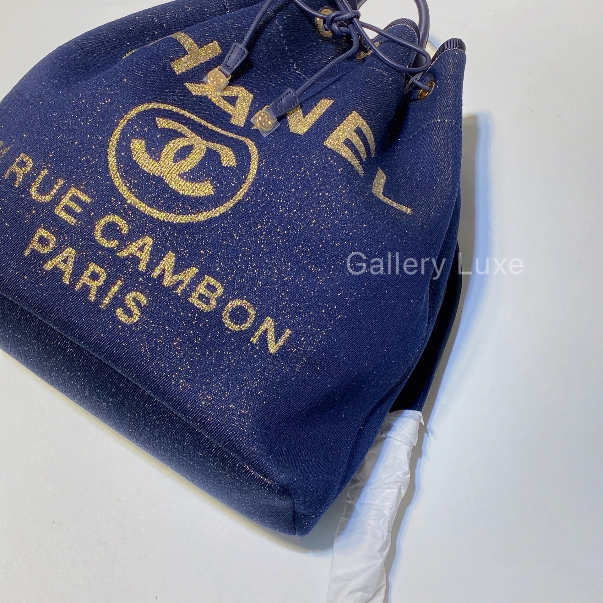 No.2696-Chanel Denim Deauville Backpack (Brand New/)