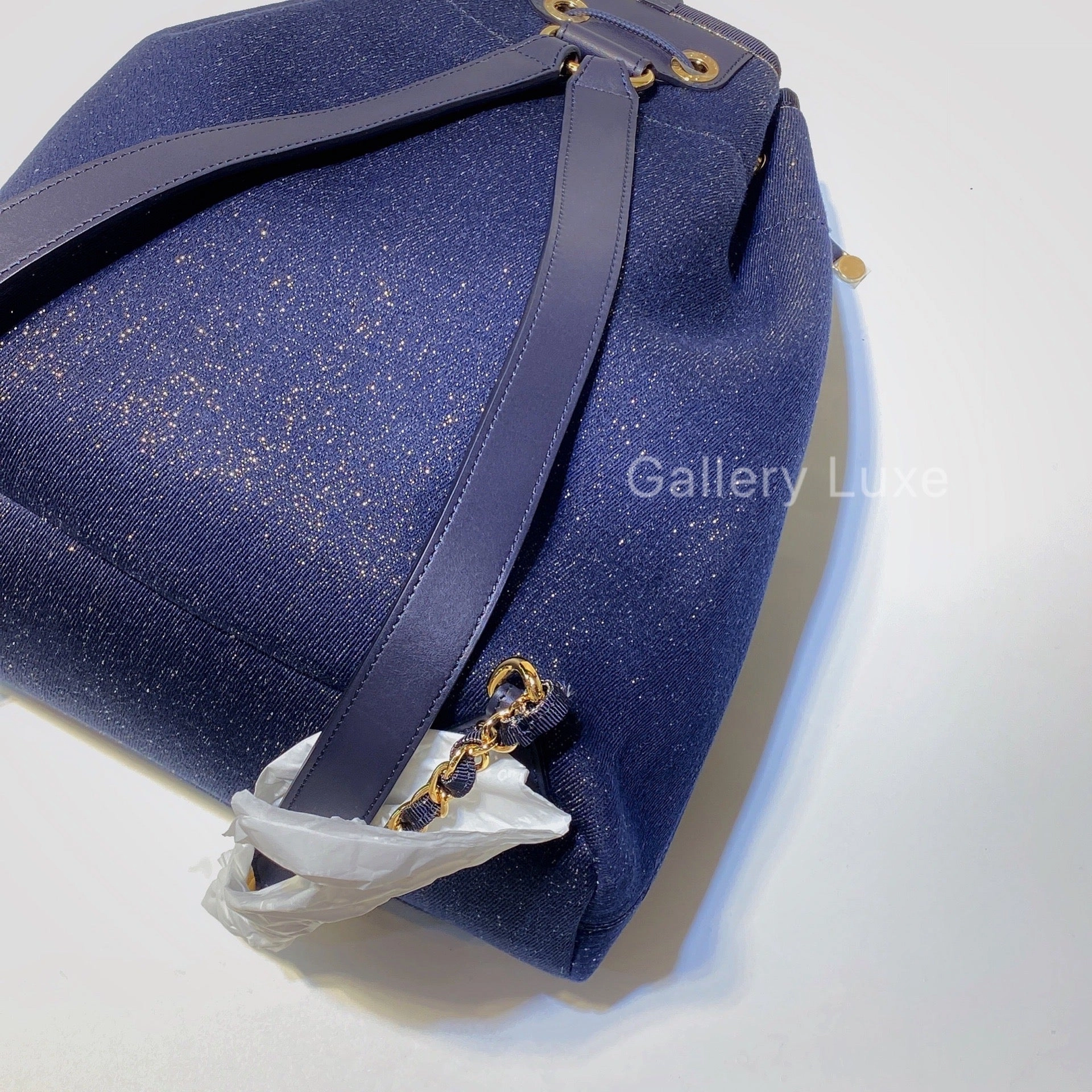No.2696-Chanel Denim Deauville Backpack (Brand New/)