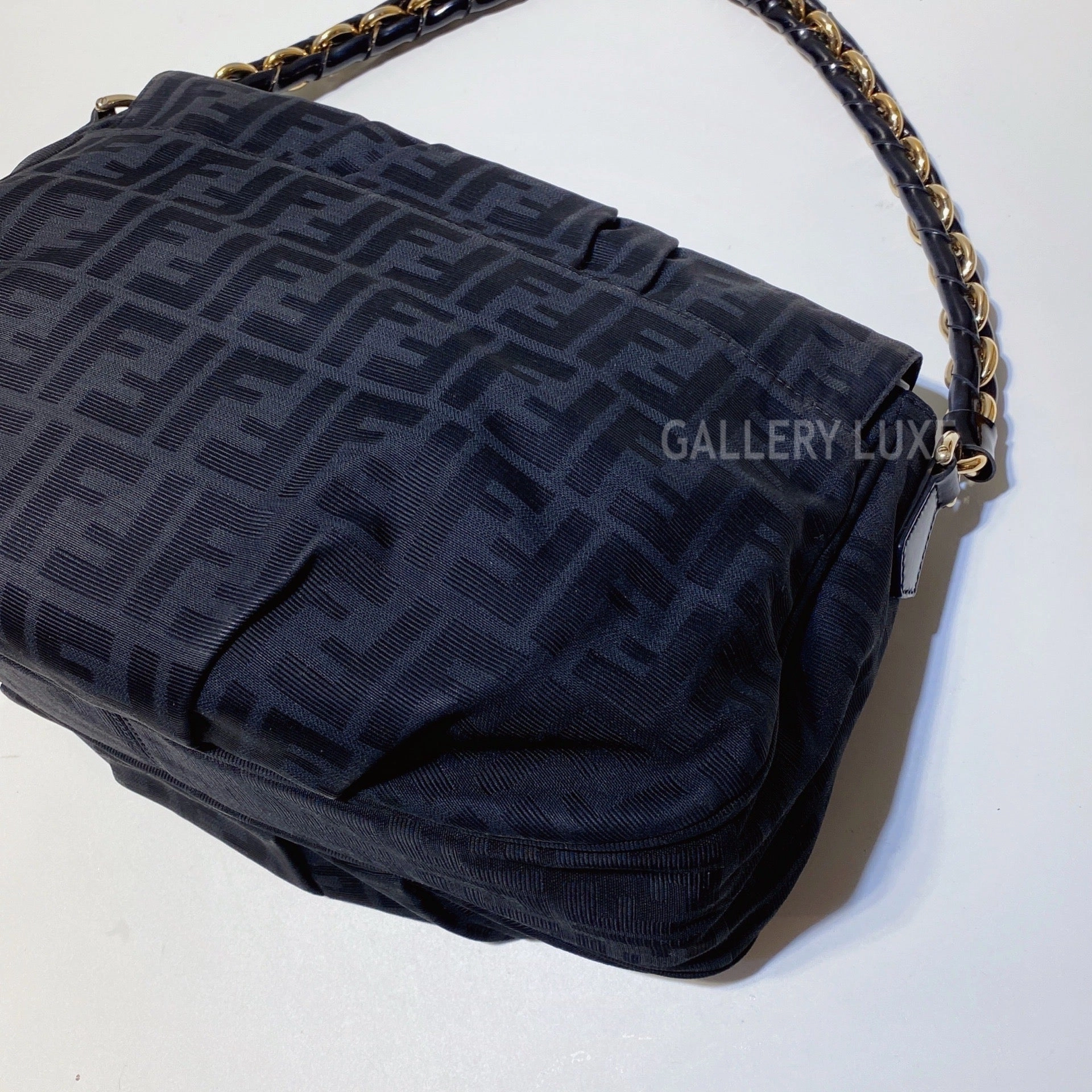 No.2959-Fendi Zucca Mia Canvas Shoulder Bag