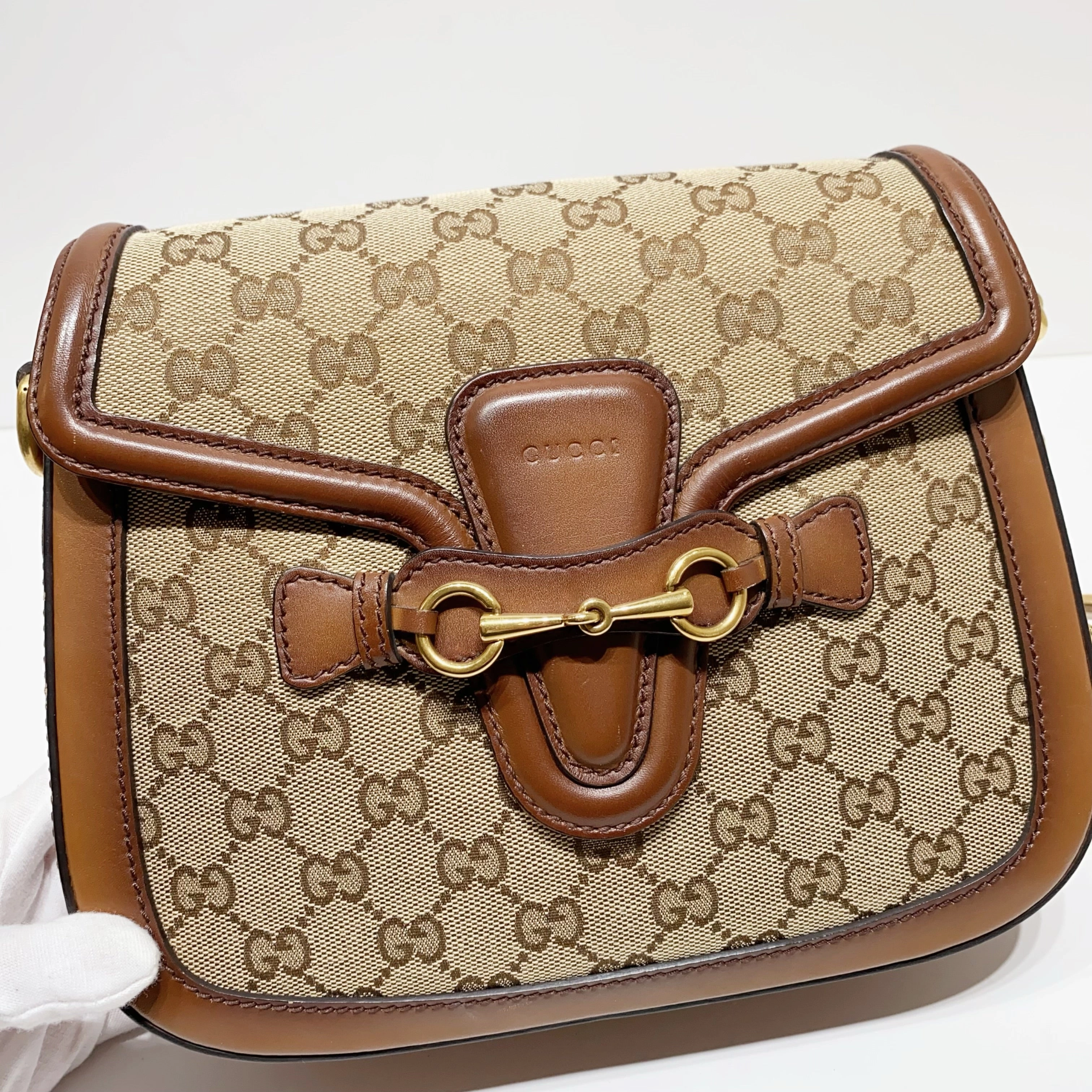 No.4157-Gucci Lady Web GG Shoulder Bag