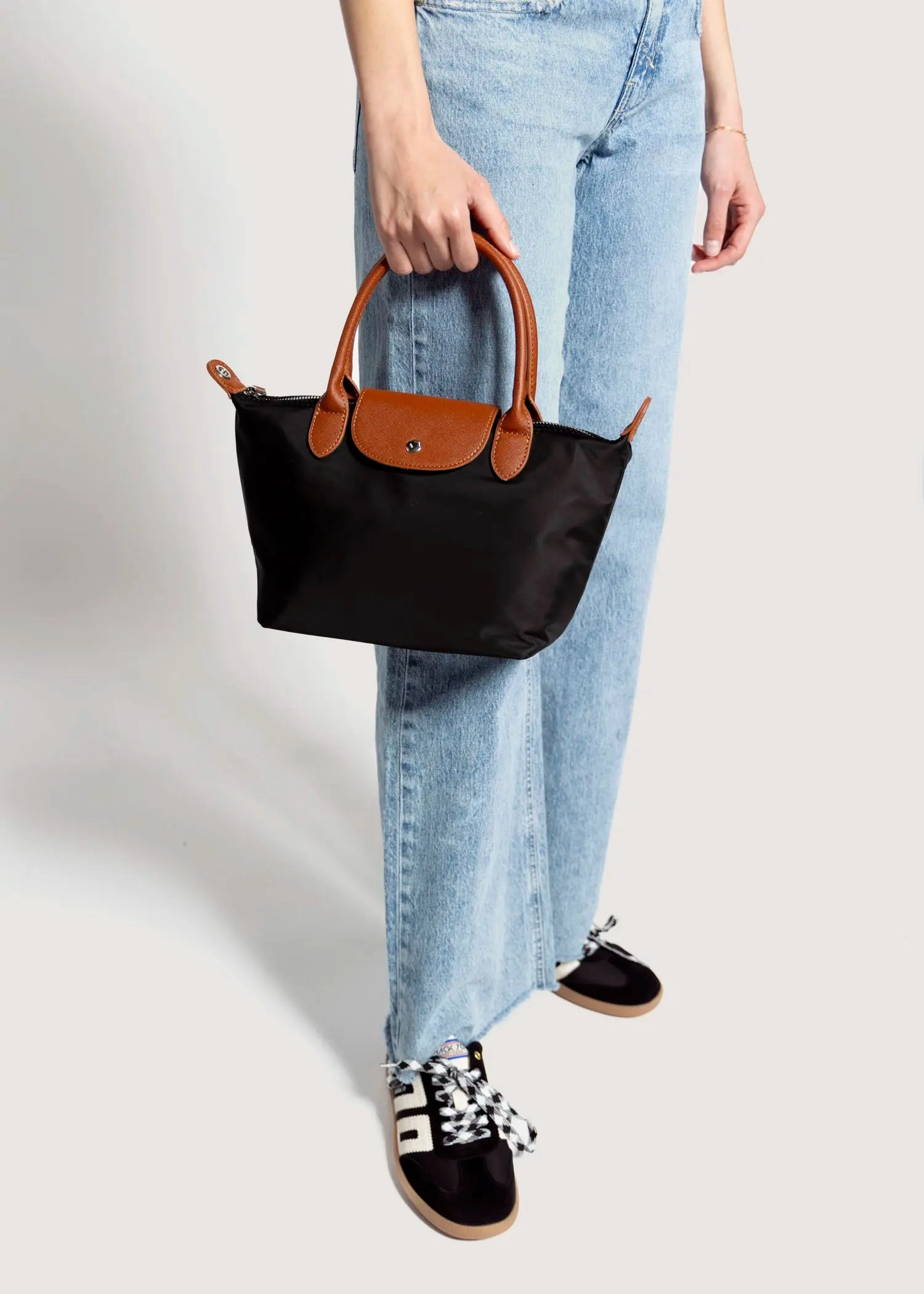 Nylon Top Handle Bag