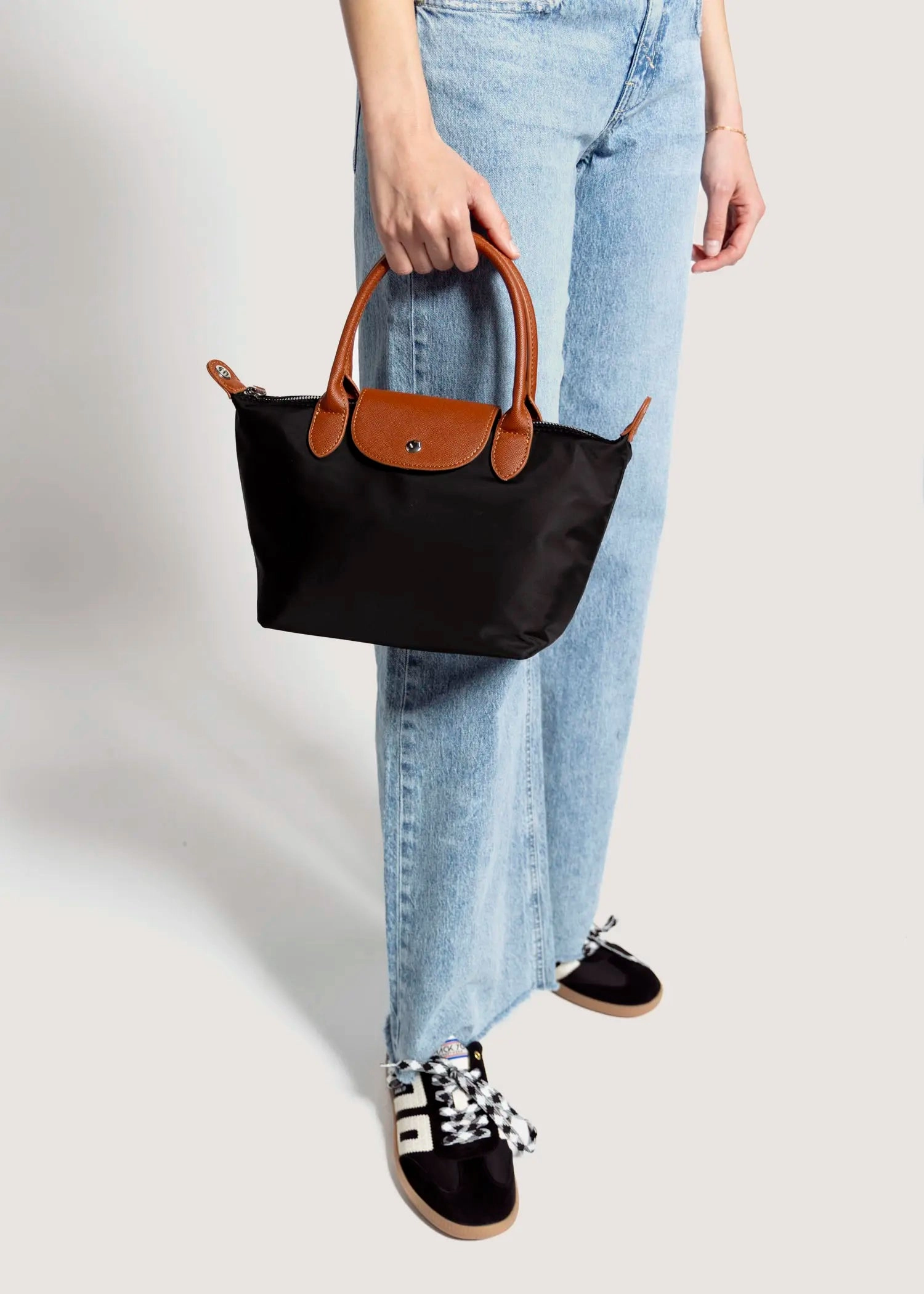 Nylon Top Handle Bag