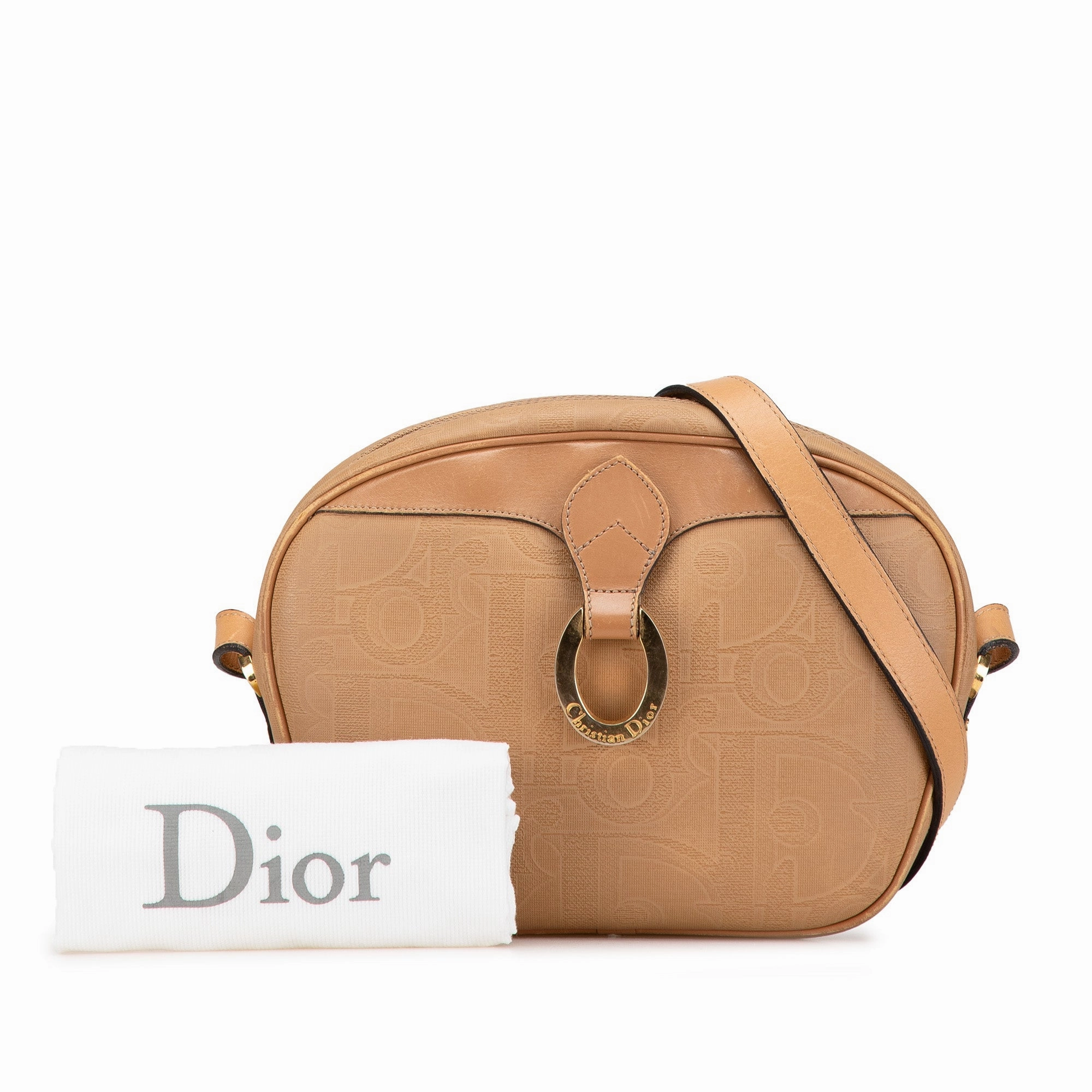 Oblique Trotter Coated Canvas Crossbody