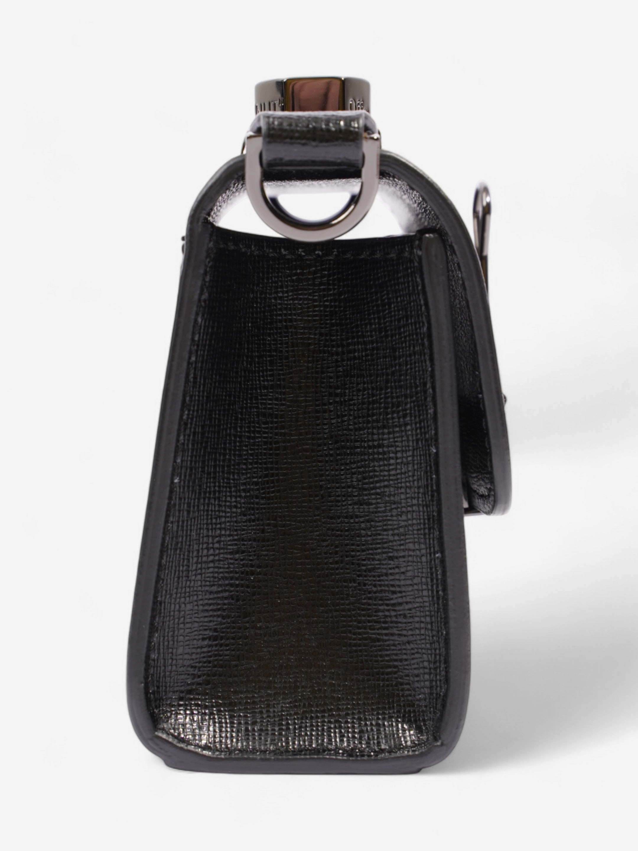 Off White Binder Crossbody Black / Pink / Baby Blue Leather