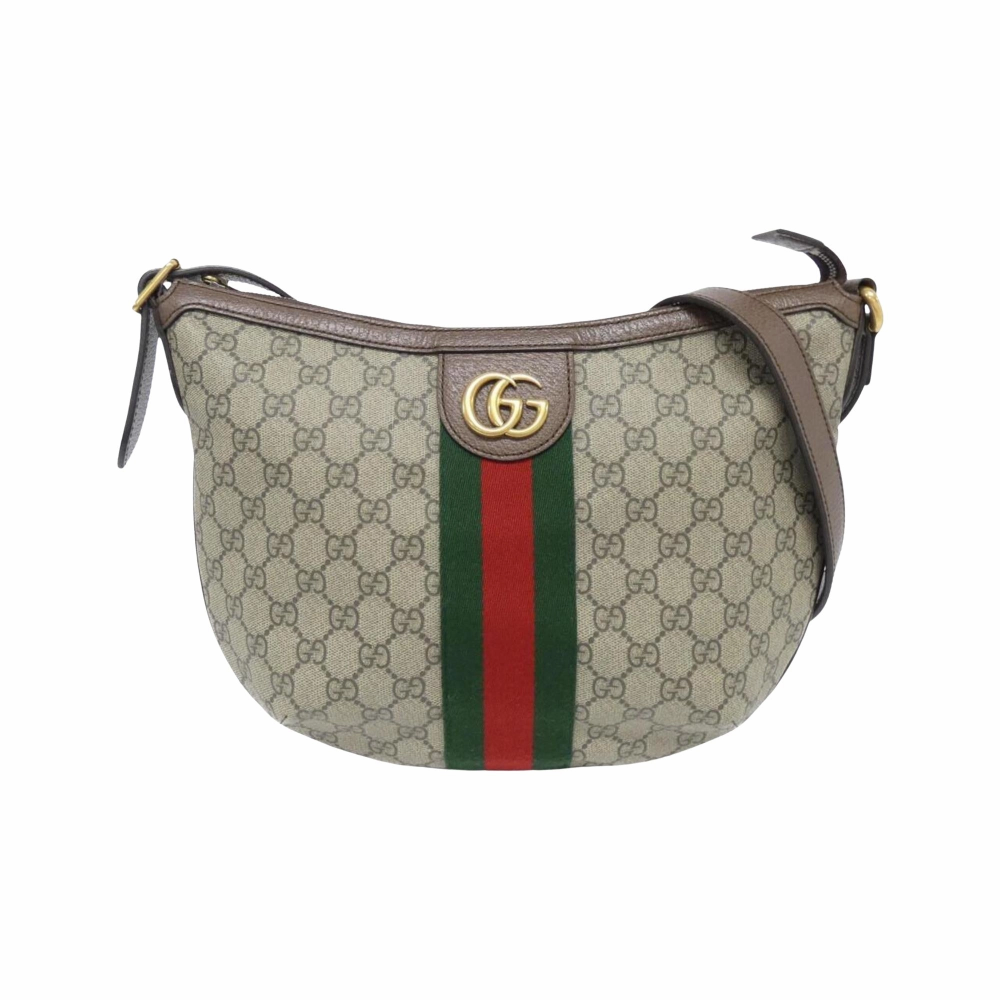 Ophidia Canvas Shoulder Bag