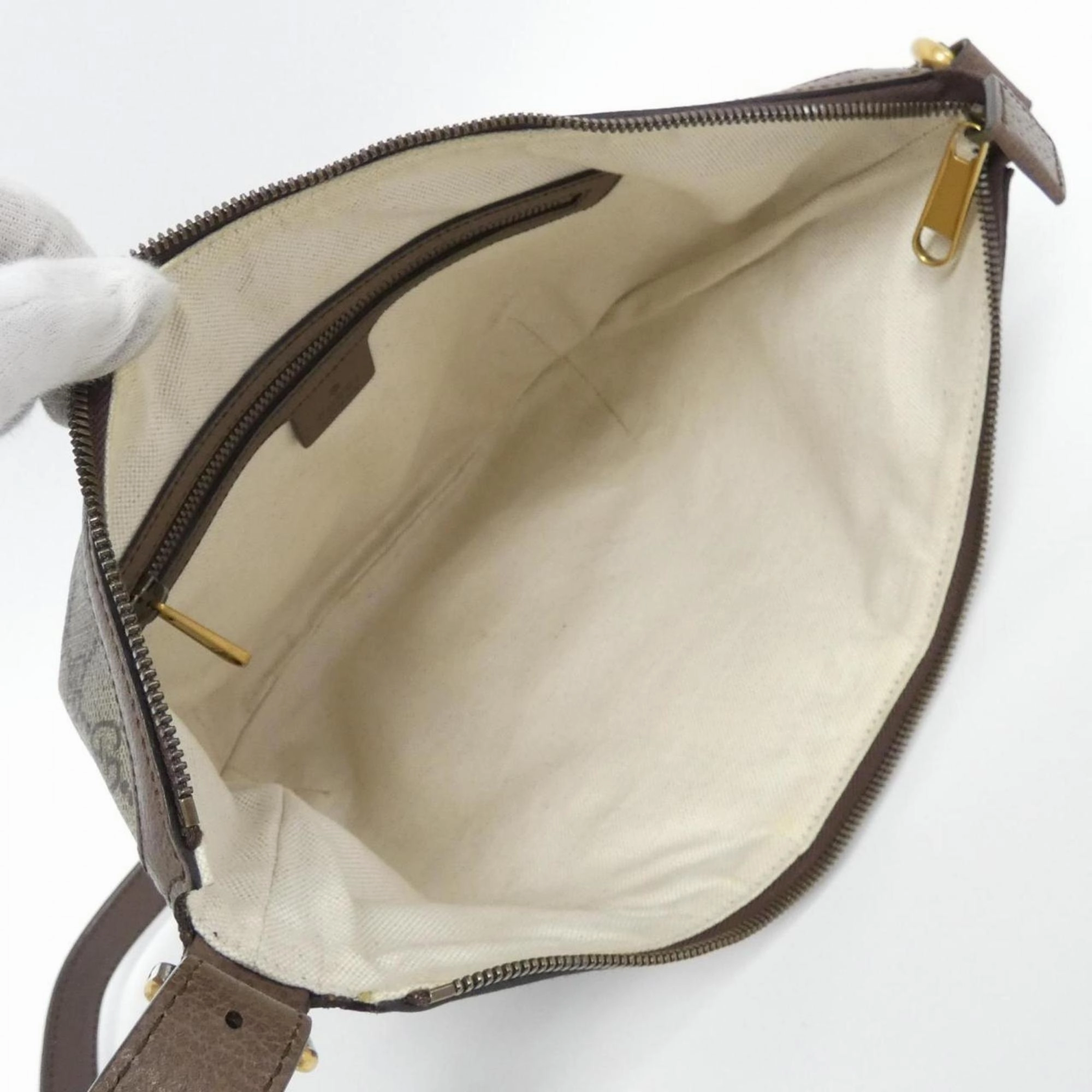 Ophidia Canvas Shoulder Bag