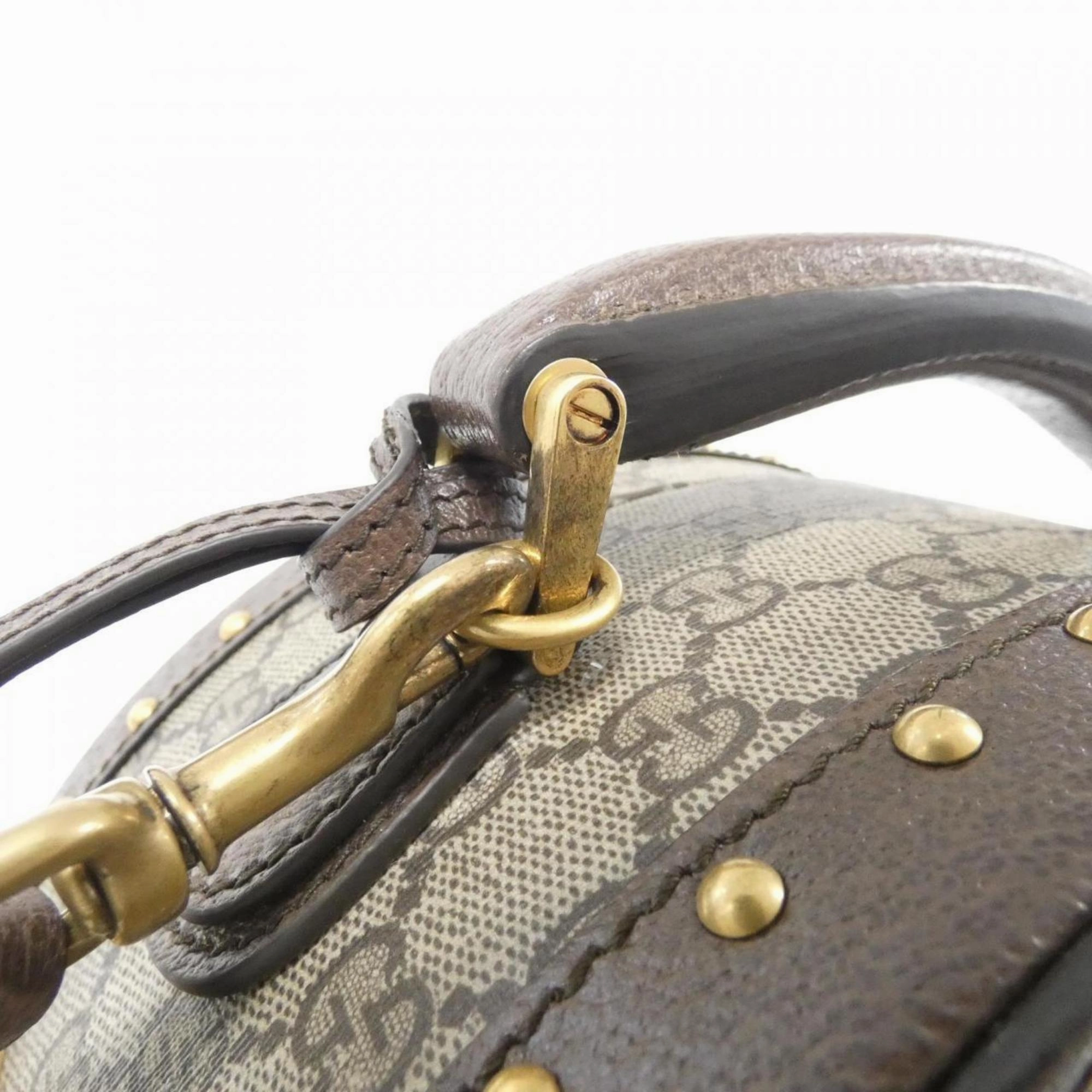 Ophidia Canvas Shoulder Bag with Clochette and Key