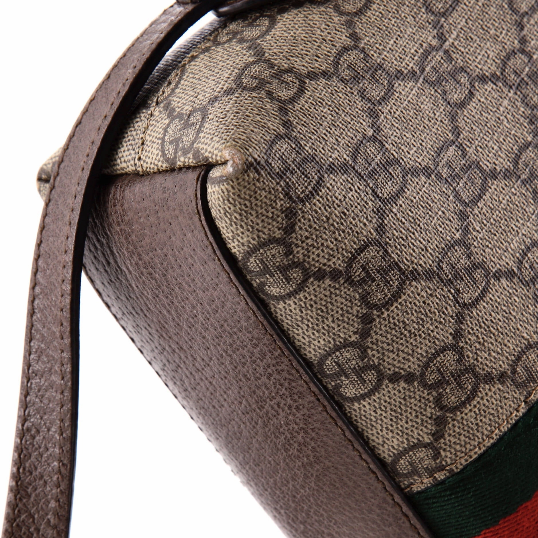 Ophidia Dome Shoulder Bag GG Coated Canvas Small
