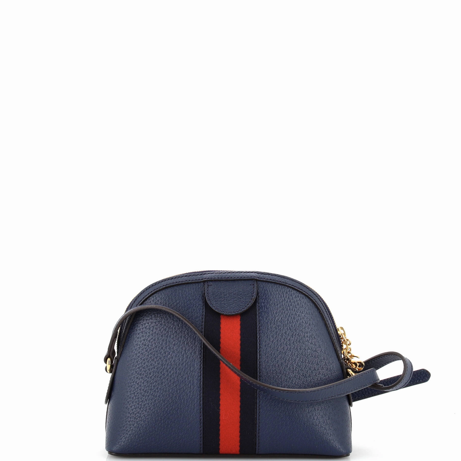 Ophidia Dome Shoulder Bag Leather Small