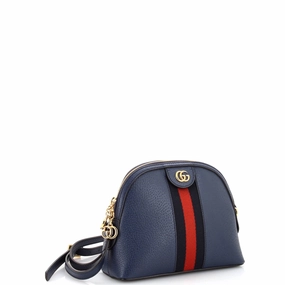 Ophidia Dome Shoulder Bag Leather Small