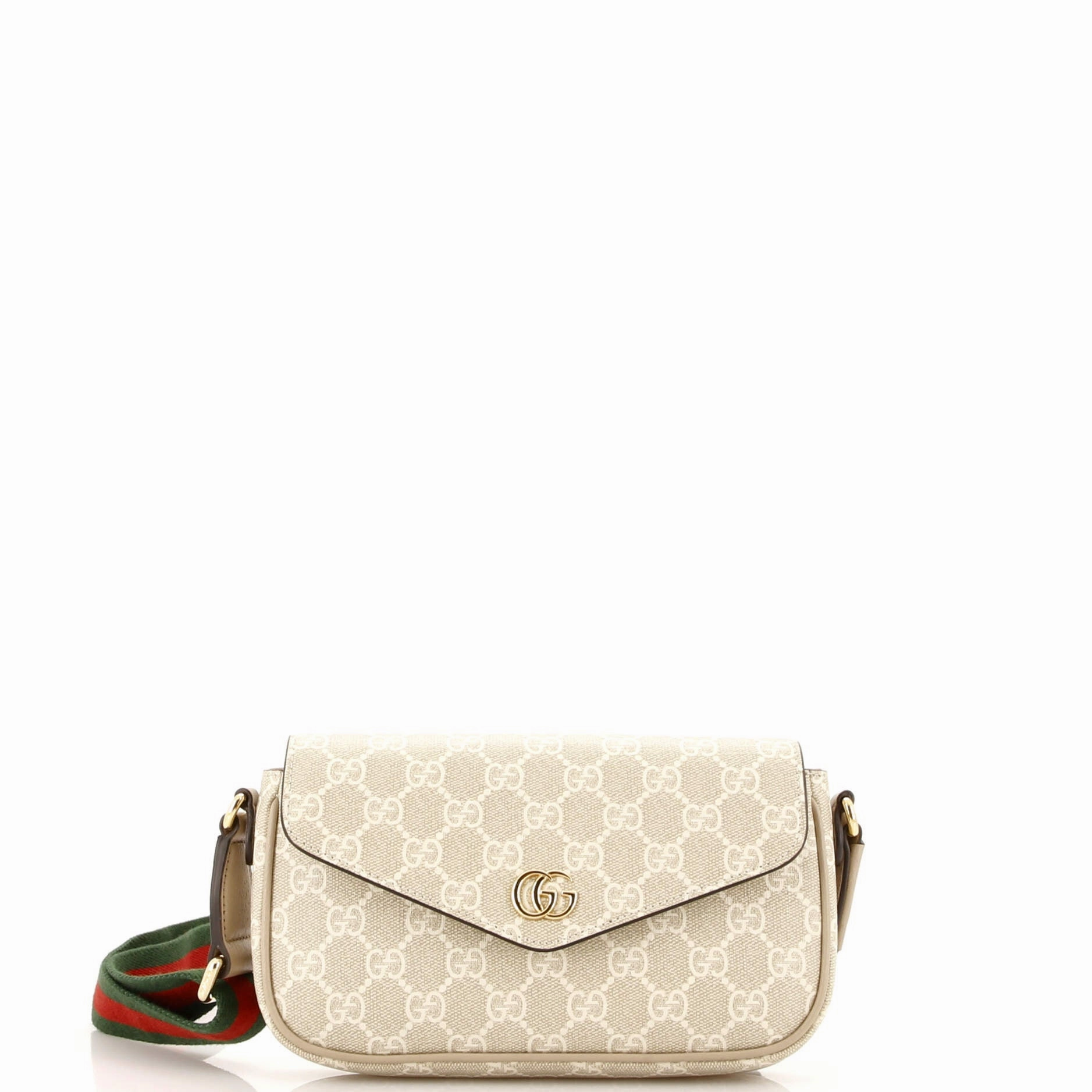 Ophidia Envelope Flap Shoulder Bag GG Coated Canvas Mini
