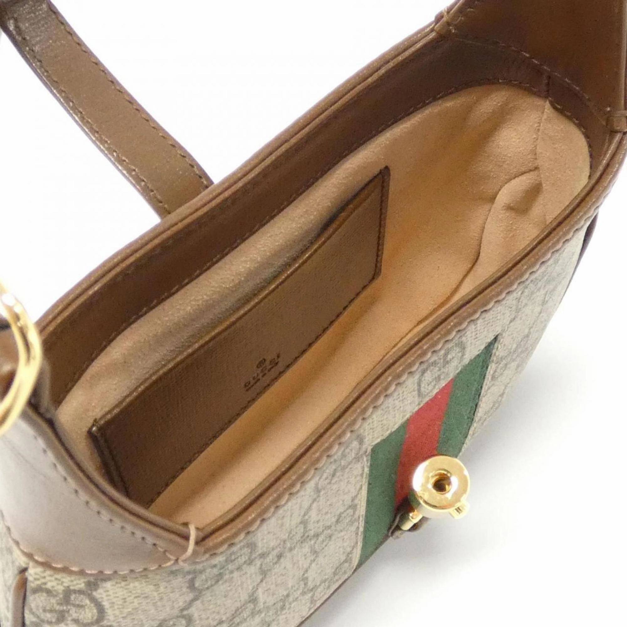 Ophidia Leather Shoulder Bag with Dust Bag and Strap