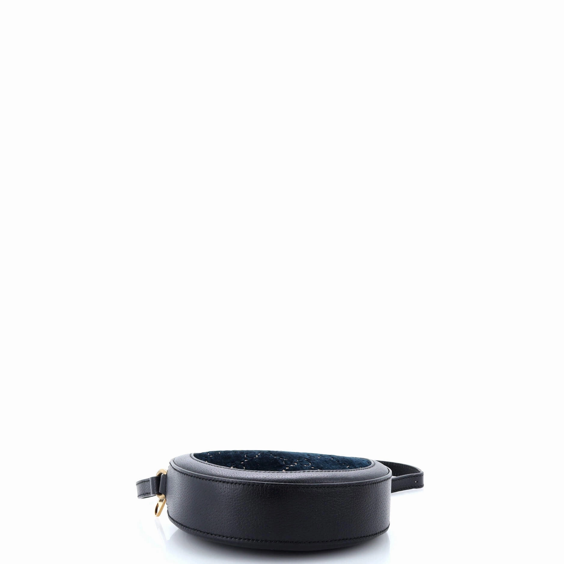 Ophidia Round Shoulder Bag GG Velvet Mini