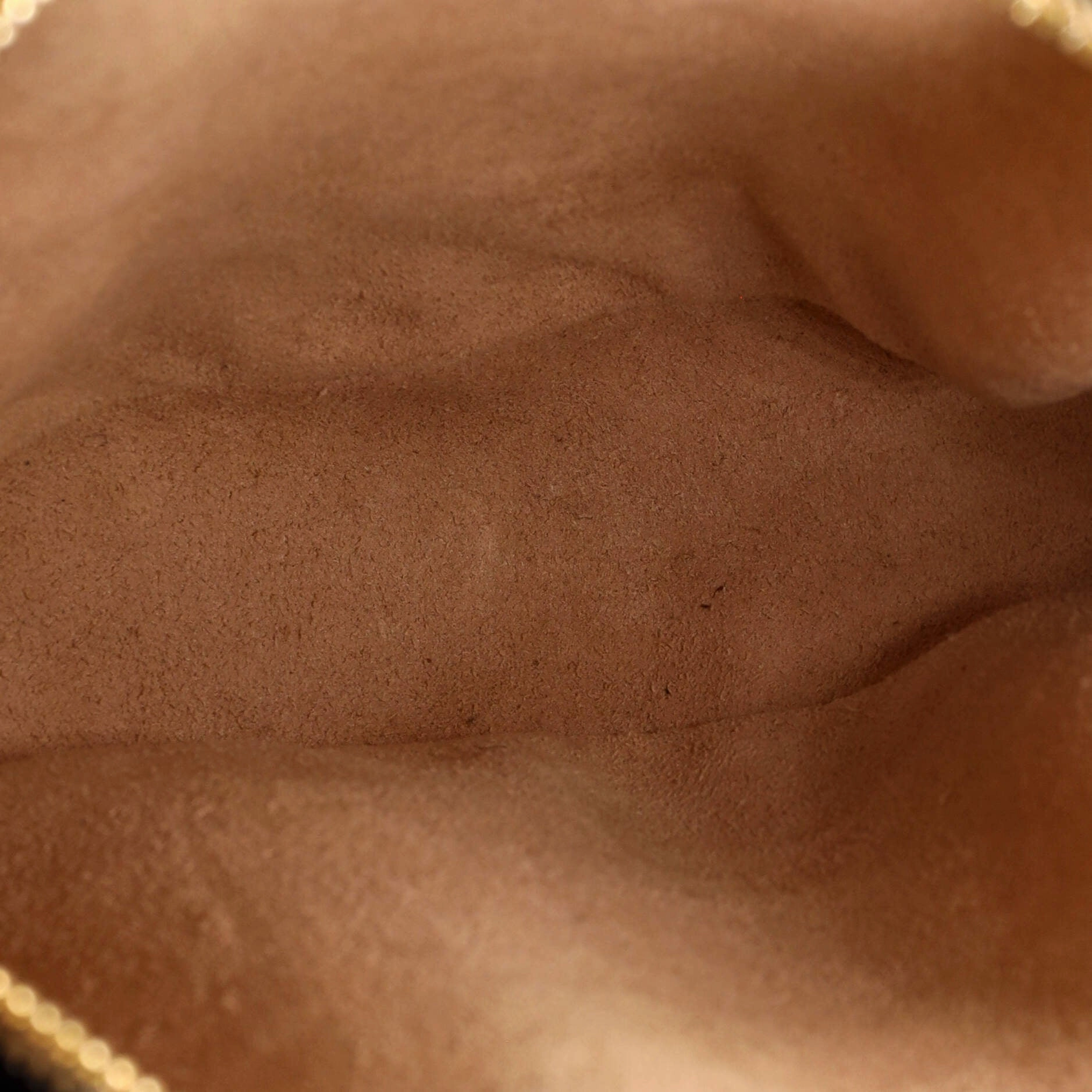 Ophidia Round Shoulder Bag Suede Mini
