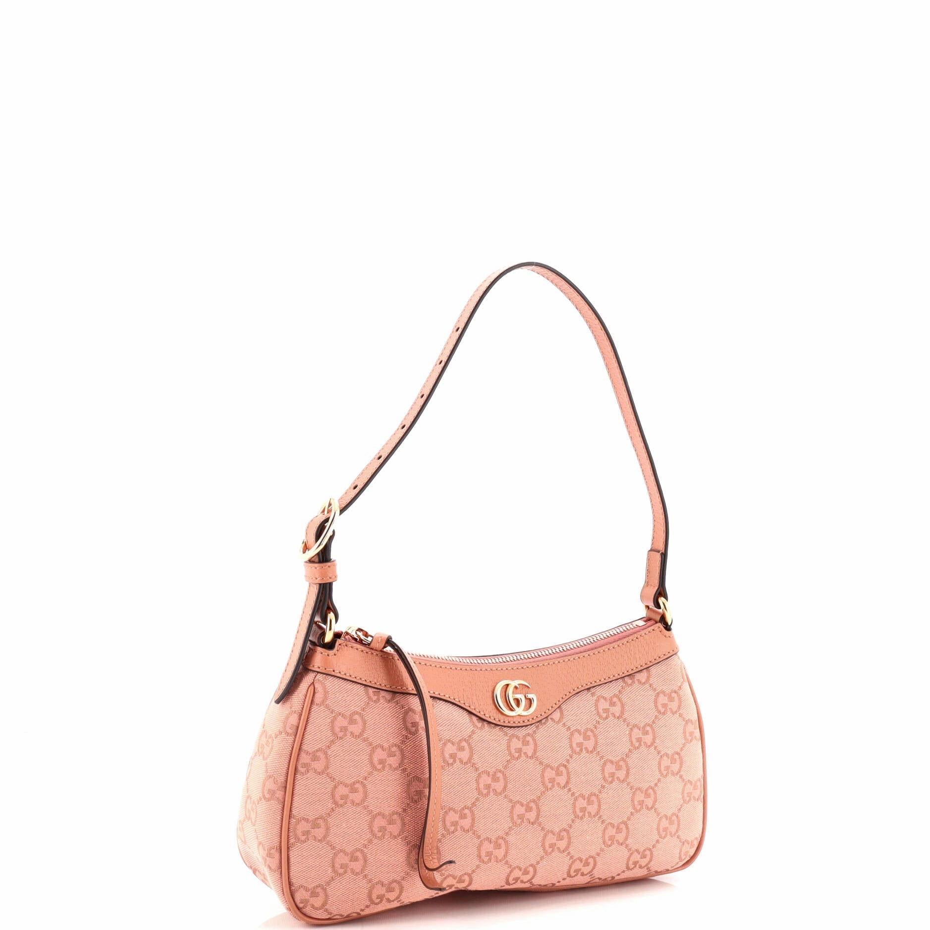 Ophidia Zip Pochette Shoulder Bag GG Canvas Small