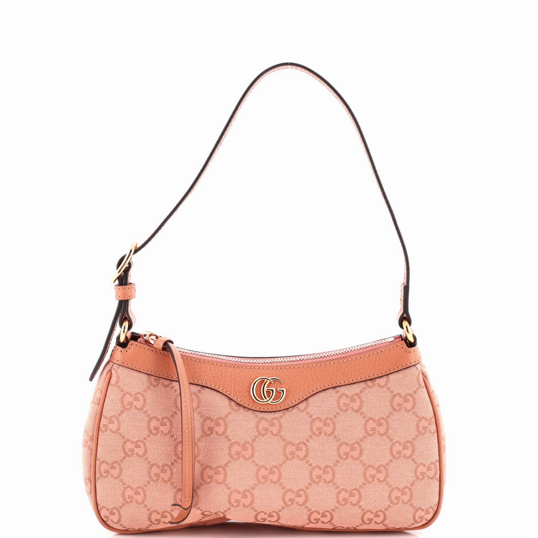 Ophidia Zip Pochette Shoulder Bag GG Canvas Small