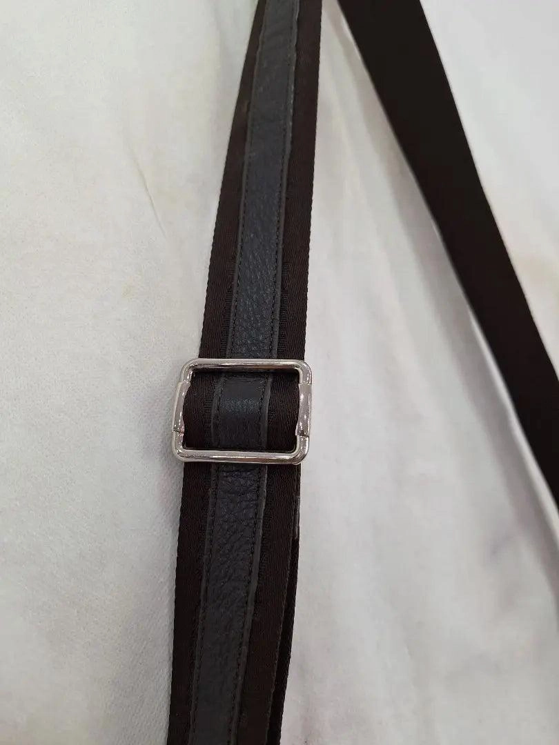 Oroton Chocolate Textured Crossbody Laptop Bag