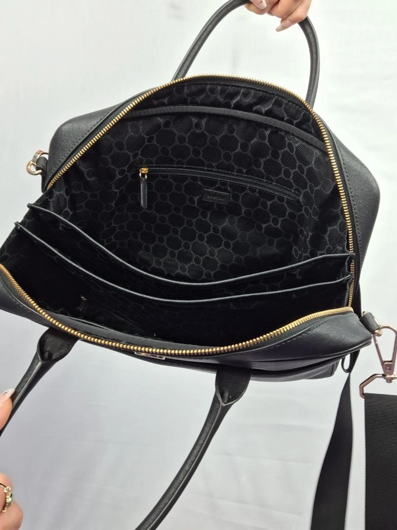 Oroton Classy Leather Laptop Bag Size None