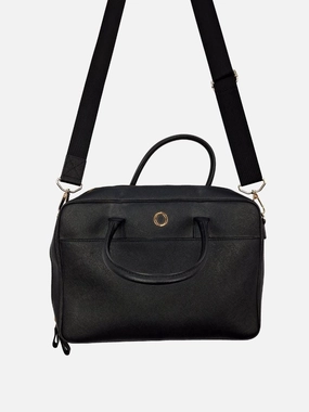Oroton Classy Leather Laptop Bag Size None