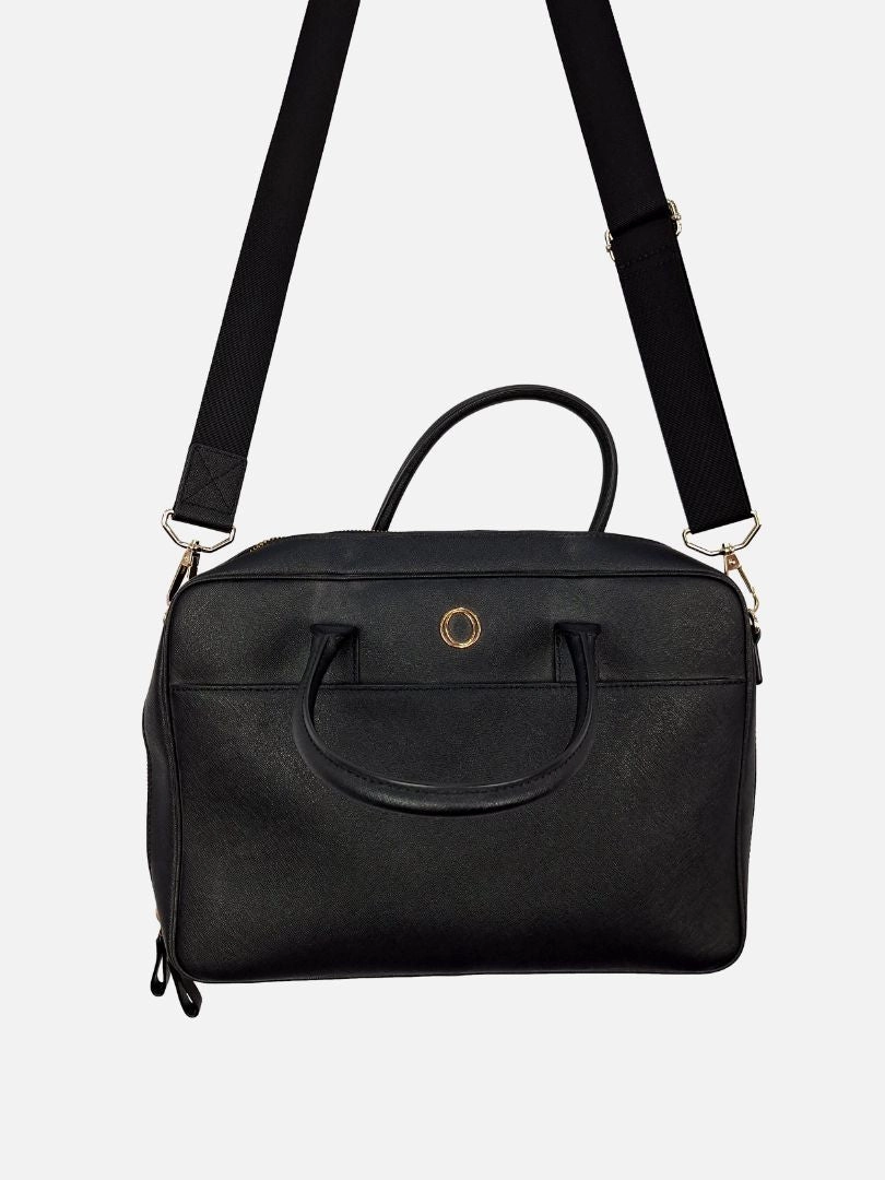 Oroton Classy Leather Laptop Bag Size None